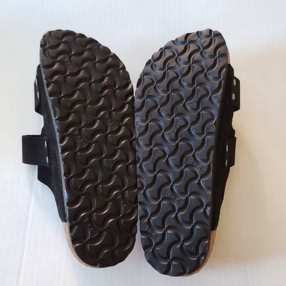 Birkenstock Uji Nubuck Suede Sandals Adjustable Sz US 5 EU 36 Black Womens NWOB - Picture 3 of 8